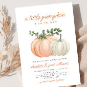 Little Pumpkin Gender Neutral Herfst Baby shower Servet