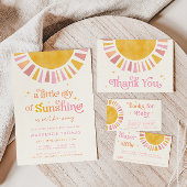Sunshine Baby shower Late Night Luiers Spelbord Poster