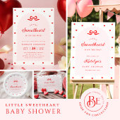 Little Sweetheart Diaper Raffle Card Informatiekaartje