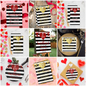 Kleine Valentijnsdag Baby shower Papieren Bekers