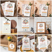 Een klein Turkije onderweg! Thanksgiving Baby show Papieren Bekers