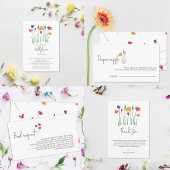 Kleine Wildbloem  Baby Meisje Baby shower Bedankdoosjes