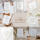 Een kleine uitnodiging tot Baby shower in Wildflow