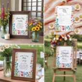 Little Wildflower Baby Shower Uitnodiging