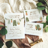 Plaatselijk geteelde Baby shower van de landbouwma Kaart