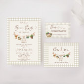 Lokaal geteelde Baby shower Luier Raffle Kaart