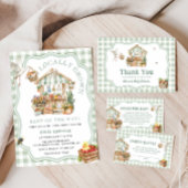 Lokaal geteelde boeren verkopen luierloten informatiekaartje