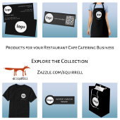 Logo Patroon Zakelijk Promotie Branding Wit Korte Tafelloper