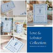 Ze is een vangst | Kustkreeft Bruidsdiner Servet