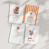 Liefde op het Eerste Spritz Bruidsfeest Kaart