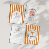 Liefde Op Het Eerste Spritz Preppy Bruidsfeest Ronde Sticker
