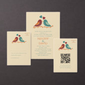 Tortelduifjes bruiloft kaars label voedselcontainer etiket (Personaliseer de collectie van deze zelfstandige maker.)