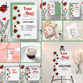 Love Bug Minimalistisch Baby shower Kaart