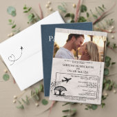 Roos Gold Australia Passport Bewaar de datum Save The Date (Personaliseer deze collectie van deze onafhankelijke maker. Test)