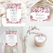 Liefde In Bloem Recept voor de bruid te zijn Informatiekaartje