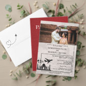 Beige India Passport Uitnodiging (Personaliseer deze collectie van deze onafhankelijke maker. Test)