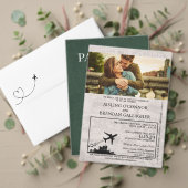 Yellow Ireland Passport Bewaar de datum Save The Date (Personaliseer deze collectie van deze onafhankelijke maker. Test)