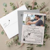 Paarse Nashville Passport Bewaar de datum Save The Date (Personaliseer deze collectie van deze onafhankelijke maker. Test)
