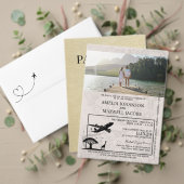 Rood Zuid-Afrika paspoort Save The Date (Personaliseer deze collectie van deze onafhankelijke maker. Test)