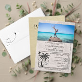 Red Bahamas Passport Bewaar de datum Save The Date (Personaliseer deze collectie van deze onafhankelijke maker. Test)