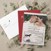 Lavendel Paarse Filipijnen Paspoort Bewaar de datu Save The Date (Personaliseer deze collectie van deze onafhankelijke maker. Test)