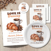 Liefde is Brouwen Koffie Franse Bruidsdouche Cadeaulabel