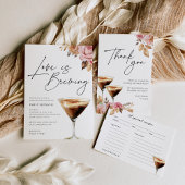 Liefde is brouwen Espresso Vrijgezellenfeest Menu