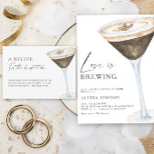 Koffie vrijgezellenfeest Uw receptenkaart hier Poster