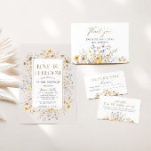 Liefde is in bloei Wildflower Vrijgezellenfeest Ronde Sticker