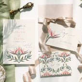 Liefhebbers in het paradijs Bruiloft Kaart