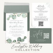 Eucalyptus Greenery Weddings Elegant Foliage Papieren Bordje