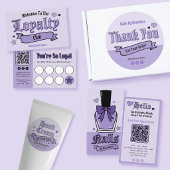 Paarse gotische letters QR-code nageltechniek Sleutelhanger