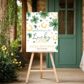 Lucky One St. Patrick's 1st Birthday Invite Kaart