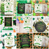 Lucky One St. Patrick's Day 1st Birthday Welkom Reclamebord Met Voetstuk
