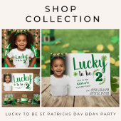 Lucky to be St Patrick's Day Clover Kids Birthday Vlaggetjes