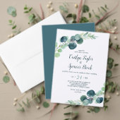 Lush Greenery en Eucalyptus Art Visitekaartje (Personaliseer deze collectie van deze onafhankelijke maker. Test)