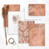 Lush Palm Leaf Wedding Terra Cotta ID956 Kurkentrekker