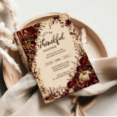 Luxe Weelderige Thanksgiving Soirée T-shirt