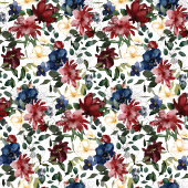 Waterverf Burgundy Navy Rozen Papieren Bordje