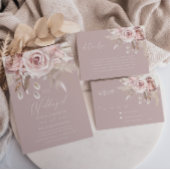 Luxe Blush Bloemen Botanisch Huwelijksprogramma Handwaaier