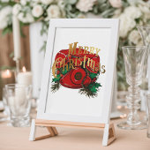 Antiek Rode Kerstmis Telefoon Coördineren Kerstboom Rok