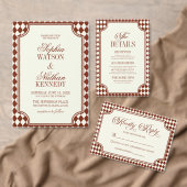 Luxe Oude Geld Olijfgroen Ivoor Vintage Bruiloft Plaatskaartje (Personaliseer de collectie van deze zelfstandige maker.)