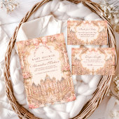 Luxe Rococo Prinses Luier Raffle Informatiekaartje