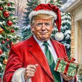MAGA Trump Square  stijl aangepaste kerst Kartonnen Onderzetters