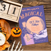 Magische mystieke goddeloze Halloween papier Bord