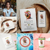 Magische papegaai karikaturen 1e verjaardag papieren bordje