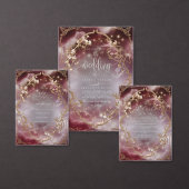 Magisch Roos Goud  Barok Details Informatiekaartje (Personaliseer de collectie van deze zelfstandige maker.)