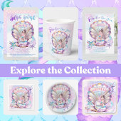 Zeemeermin Splish Zwembad Party Meisje Verjaardag Kaart