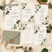 Magnolia Southern Charm Save the Date Kaart