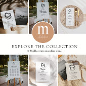 Whimsical Hand-Drawn Taart Trouwen Bedankt Card Kaart